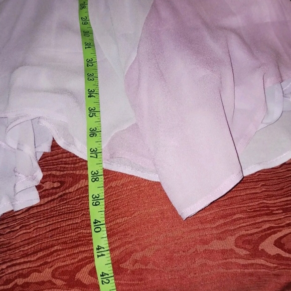 SOLD! POLO RALPH LAUREN Pink Soft Pastel Silk Tie-Dye Zip Skirt Women's 6 - Picture 13 of 16